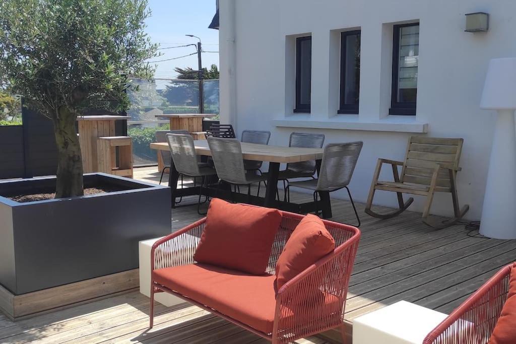 Superbe Maison Familiale A 50 M De La Plage Конкарно Екстериор снимка